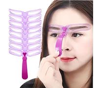 Onsinic 1pc Professionnel des Sourcils Stoccils Seilleurs Toile De Toilettage Kit De Pochoir À Sourcils Modèles De Formage De Sourcils Carte De Dessin DIY Maquillage Outils