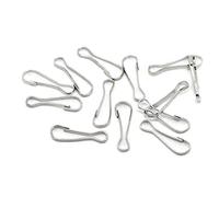 Onsinic 20pc Flag Pole Clip Clips Rat Hamac Crochets en Métal Longe Cage Accessoires