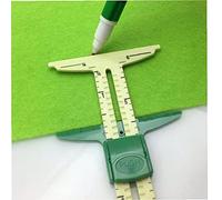 Onsinic Jauge Coulissante Mesure Outil D'outil Set 5-in-1 Règle Calinage en Forme T-1 en Forme T pour Le Tricot Débutant Fournitures