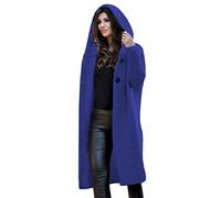 Onsoyours Gilet Femme Cardigan Long en Tricot Veste Ouvert Épais Manches Longues Pull Gilet Chaud Pull Gilet Chaud Casual Capuche Manteau Sweater Hiver Outwear