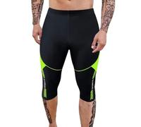 Onsoyours Maillot De Bain Homme Jammers Natation Compétition Short Endurance Long Racing Training Swim Pantalon Sport Plongée Mid Length Trousers B Vert XL