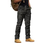 Onsoyours Pantalon de Travail Homme Cargo Militaire Randonnée Chasse Pantalon de Tactique avec Plusieurs Poches A Python XL