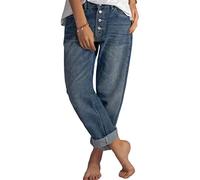 Onsoyours Straight Jean Droit Femme Taille Haute Stretch Skinny Slim Sexy Crayon Pantalons Droit Bootcut Push Up Boyfriend Denim Pants Casual Rétro Z1 Bleu XS