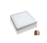 ONSSI Plafonnier Carré LED 30x30cm 24W (Pack 5) Blanc Froide 6000k-6500k Surface Haute Luminosité Panneau Pour Salon, Salle à Manger, Chambre, Bureau