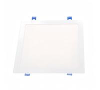 ONSSI Plaque LED 25W Carrée 295x295 mm, Panneau Super Mince Lumière Neutre 4500k Cadre Blanc Plafonnier LED Encastrable Haute Luminosité