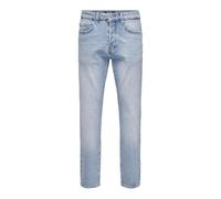 Only & Sons Yoke Lb 9684 Dot Tapered Fit Jeans Bleu 29 / 34 Homme