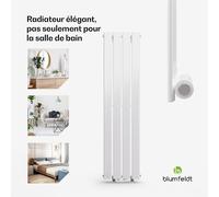 Ontario 30 x 120 Radiateur 1/2" installation murale 733 watts