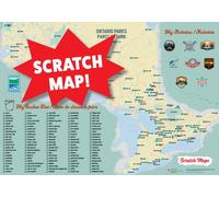 Ontario provincial parks - Scratch map | MapArt