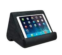 Ontel Pillow Pad Support de Tablette Ultra Multi-Angle Doux Gris - Visionnage incliné Confortable pour iPad, tablettes, Kindle, Smartphones, Livres, Magazines et Plus Encore