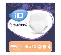 Ontex - Culotte absorbante iD Discreet Pants for Women Normal M - Sachet de 12 pièces