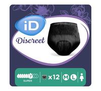 Ontex - Culotte absorbante iD Discreet Pants for Women Super M - Sachet de 12 pièces