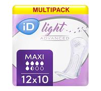 ONTEX ID LIGHT MAXI TAILLE 405 MM - CARTON DE 12 SACHETS DE 10 PROTECTIONS