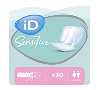 Ontex - Protection urinaire anatomique iD Sensitive Form Ultra - Sachet de 30 pièces