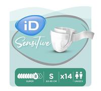 Ontex - Protection urinaire avec ceinture iD Sensitive Belt Super S - Sachet de 14 pièces