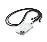 Onthego¿ Cordon Téléphone Portable Usb-C, Charge Rapide 60w, Données 480mbps, Chaîne Téléphone Ajustable 1,5 M Avec Câble Tressé Pour Iphone 17 16 15, Android, Galaxy Et Plusnoir