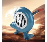 Ontihang Souffleur de Forge de Forgeron à manivelle, Ventilateur Manuel de Ventilateur d'engrenage en Fer, Ventilateur Manuel de Cuisson pour Barbecue (80W/120W/150W/200W/250W/300W/350W)
