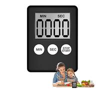 Onto Compte à rebours numérique - Minuteur de Cuisine, Compte à rebours magnétique avec Fonction mémoire | Minuterie de Classe à Piles pour Les devoirs, brossage des Dents (2,75 x 2,08 x 0,35 Pouces)