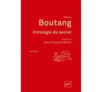 Ontologie du secret: Préface de Jean-François Mattéi