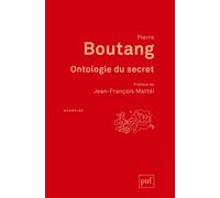 Ontologie du secret Préface de Jean-François Mattéi - Pierre Boutang - Puf - broché - Livre