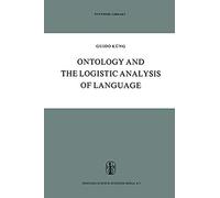 Ontology And The Logistic Analysis Of Language