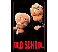 Ontrada Plaque en bois 12 x 18 cm Muppet Show Old School Waldorf Statler