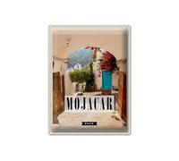 Ontrada Plaque en tôle bombée 30 x 40 cm Mojacar Espagne Décoration Cadeau