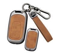 ontto Coque de e voiture à 2 boutons pour Honda Accord Civic HR-V CR-V Pilot Sport SI EX EX-L Touring à partir de 2022 - Coque anti-rayures - Marron