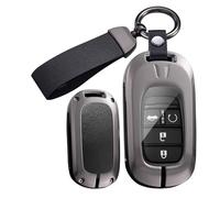 ontto Coque de e voiture compatible avec Honda Accord Civic HR-V CR-V Pilot SI EX-L EX Freed Jazz City Vezel 2025-2022 Coque de clé 2/3/4 boutons-B Noir