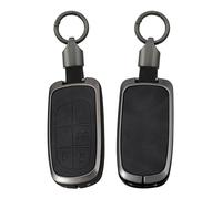 ontto Coque de e voiture compatible avec Jeep Cherokee Compass Renegade Trailhawk - Pour Dodge Journey Charger Viper - Télécommande Keyless - 3 boutons - Noir
