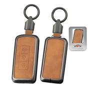 ontto Coque de clé de voiture compatible avec Mitsubishi Outlander Lancer 10 Lancer EX Pajero Sport ASX RVR L200 - Accessoire de voiture - 3 boutons - Marron