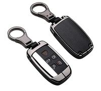 ontto Coque de clé de Voiture en Alliage de Zinc pour Land Rover Range Rover Sport Evoque 4 Discovery Sport 2 Jaguar avec Porte-clés Noir