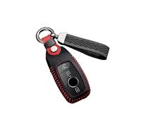 ontto Coque de clé de Voiture en Cuir pour Mercedes A C E S G GLS CLA Class W213 W177 W205 W222 W177 AMG - Noir