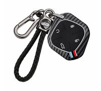 ontto Coque de clé de voiture en métal compatible avec Chery Jetour Dashing X-1 Plus DTC IDM 2022 2023 2024 Télécommande Coque de clé en silicone lumineuse avec porte-clés