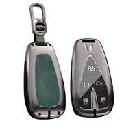 ontto Coque de clé de voiture en métal - Convient pour Changan CS35 CS55 CS75 Plus CS95 Eado Plus Uni-T Uni-K Uni-V Oushang X5 X7 2019-2025 - Boîtier de clé - A - Vert