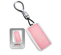 ontto Coque de clé de voiture en TPU cristal - Convient pour Dacia Duster 2/3 Jogger Bigster 2023-2026, Alpine A290 GTS - Pour Mitsubishi ASX Colt 2023 2024 2025 - Coque de protection C - Rose