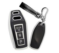 ontto Coque de e voiture en TPU souple et durable pour Audi 2025 A5 A5L A6 A6L Q6L Q6 RSQ6 RS6 RS6 SQ6 S6 S6 E-tron, sac de istance intelligente avec porte-clés, noir