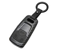 ontto Coque de e Voiture pour Audi A4 B98 S4 A5 F5 A6 A7 A8 D5 Q2 Q5 Q7 RS4 RS5 SQ5 SQ7 TT TTRS R8 télécommande en ABS Noir