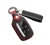 ontto Coque de e Voiture pour Land Rover Defender Discovery Evoque LR4 Range Rover Sport Jaguar XE XF XJ Télécommande en Cuir Noir