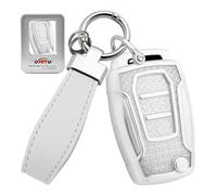 ontto Coque de clé pour SsangYong KG Mobility Musso Torres Tivoli XLV Musso pour Mahindra XUV 300 Alturas G4 Coque de protection en TPU pour clé télécommande 3 boutons Blanc
