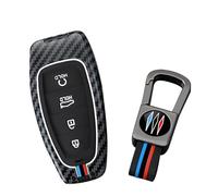 ontto Coque de protection en silicone pour clé de voiture Hyundai N-Line NX4 Santa Fe TM ioniq 5 Nexo 2022 2023 2024, boîtier en métal, porte-clés 4 boutons