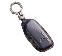 ontto Coque de Protection pour clé de Voiture avec Porte-clés 4 Boutons - Convient pour BMW X7 X1 U11 IX IX1 Tourer U06 X6 XM 7 G07 I7 IX40 IX50 I4 2023 - Bleu