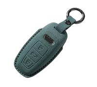 ontto Coque de protection pour clé de voiture compatible avec Audi A3 8Y A6 C8 4K A7 C8 A8 D5 Q4 Q7 Q8 E-Tron 55 RSQ8 SQ7 2020-2025 - En daim - 3 boutons - Vert