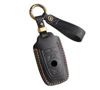 ontto Coque de protection pour clé de voiture compatible avec MW Série 1 F21 2 F22 F23 Série 3 F31 F34 4 F32 F33 F36 6 F06 F12 F13 - En cuir - Noir