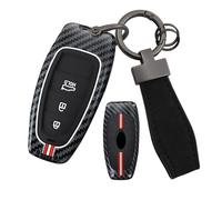 ontto Coque de protection pour clé de voiture - Convient pour Hyundai Santa Fe Ioniq 5 Staria Tucson Nexo NX4 Atos Solaris Prime 2020-2024 - Alliage de zinc - En silicone - Avec accessoires porte-clés