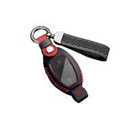 ontto Coque de protection pour e voiture - Convient pour Mercedes Benz B C E ML LE CLK GLA GLC GLE GLK AMG A203 W211 W176 - En cuir - 2 boutons - Noir