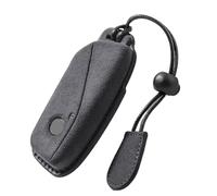 ontto Étui de protection en cuir pour clé de voiture - Convient pour BMW X1 2025 i5 i7 2 U06 Série 3 M3 G81 5 G60 G68 X5 X7 ix1 U11 ix2 U10 2024 2023 - Noir