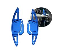 ontto Extension de palettes de changement de vitesse en aluminium - Compatible avec Audi A1 GB A3 8Y S3 A4 S4 A5 S5 A6 C8 S6 A7 S7 RS7 A8 S8 E-Tron 2019-2024 - Bleu