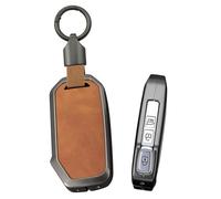 ontto Housse pour e voiture Compatible avec Kia Sportage Ceed GT Sorento NIRO Xceed Proceed GT Stonic Coque pour ouvre n alliage Porte-clés 3/4 boutons, Marron C., 3/4 Tasten