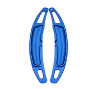 ontto Lot de 2 rallonges de palettes de changement de vitesse pour Porsche Panamera Macan Cayenne 718 911 Spyder 918 Boxster 2019 2020 en métal Accessoires de décoration intérieure Bleu