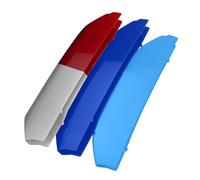 ontto Lot de 3 garnitures de calandre avant colorées compatibles avec BMW X3 G01 2018 - Rayures tricolores - Décoration sport